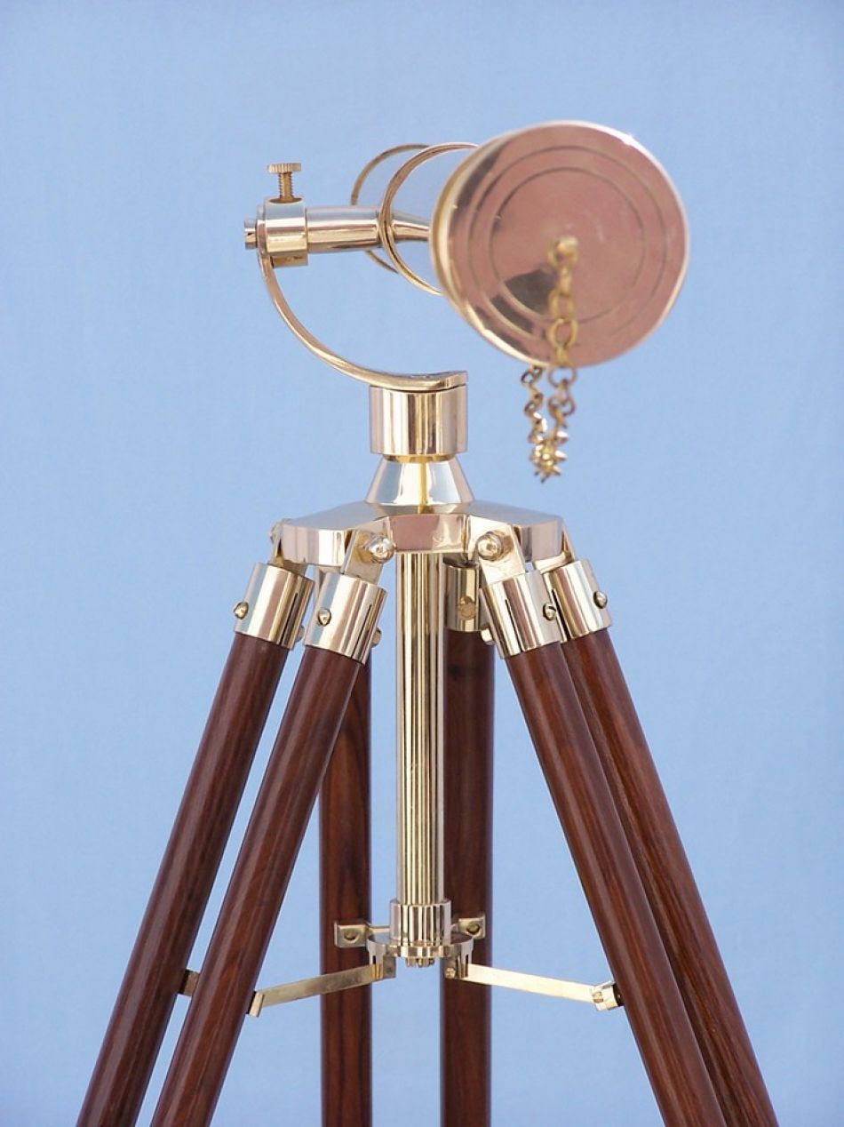 Floor Standing Brass Galileo Telescope 62""