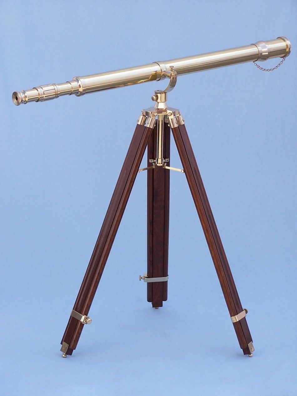 Floor Standing Brass Galileo Telescope 62""