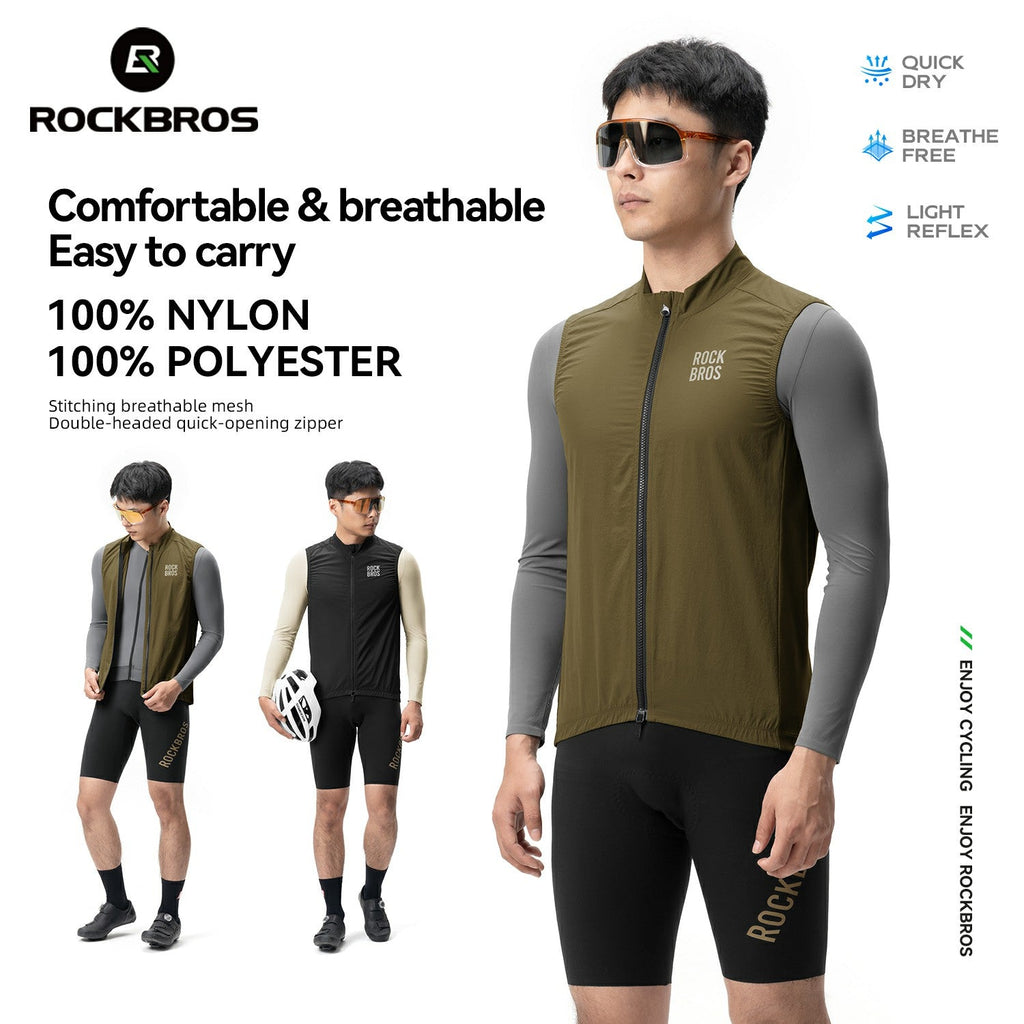 Windproof Cycling Vest Unisex