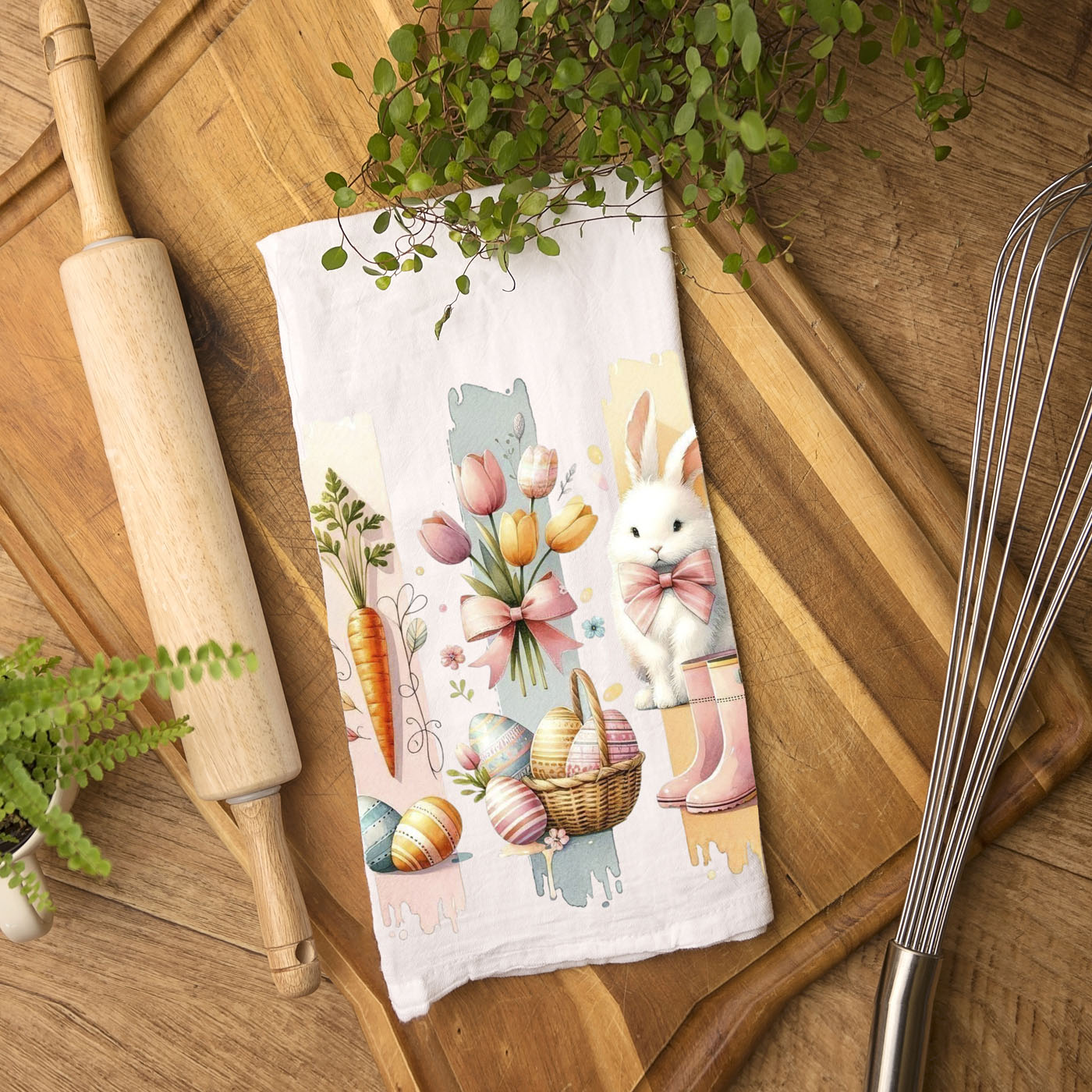 Brushstroke Spring Towel