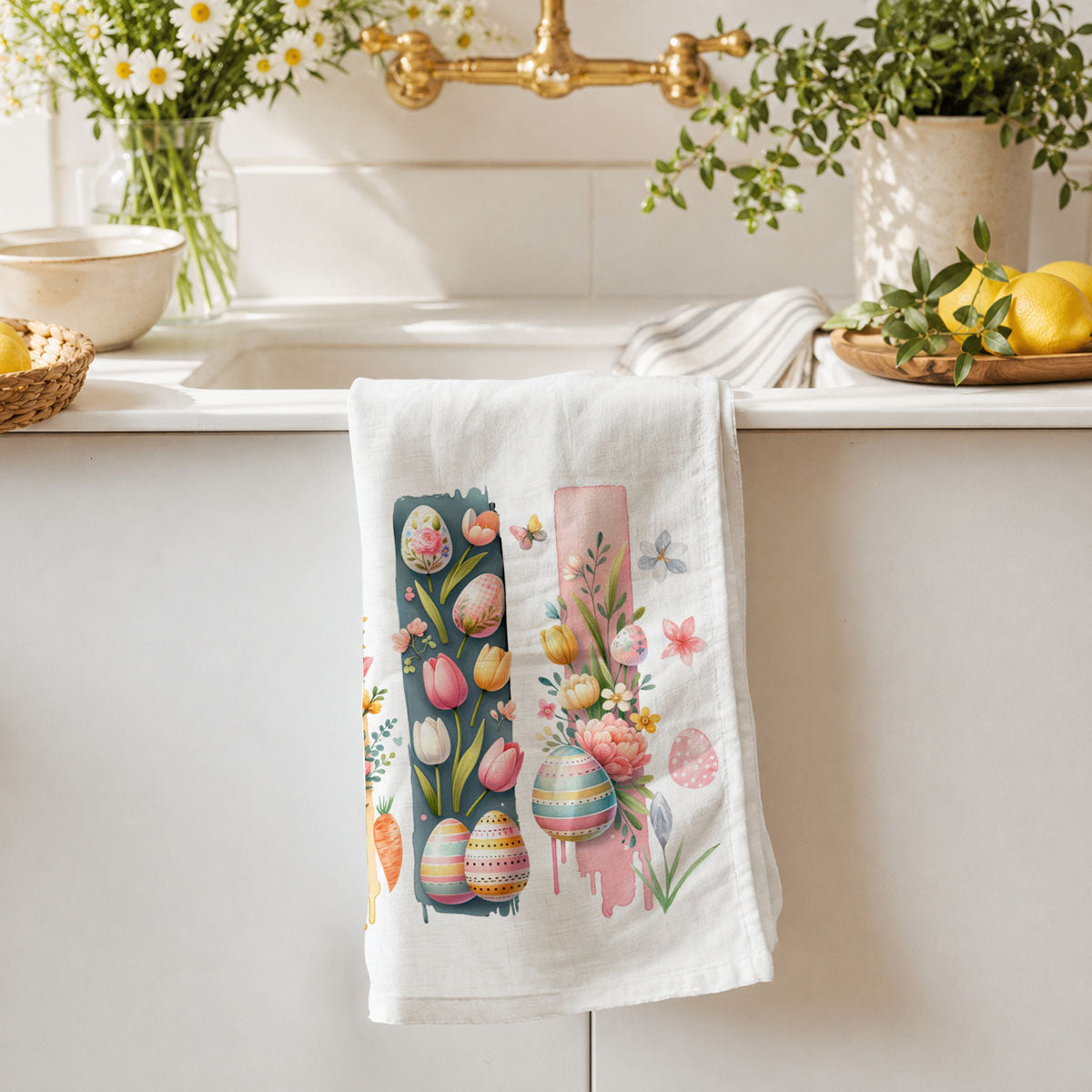 Brushstroke Spring Towel