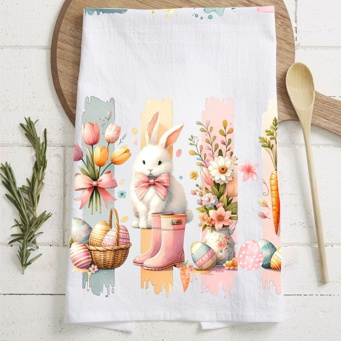 Brushstroke Spring Towel
