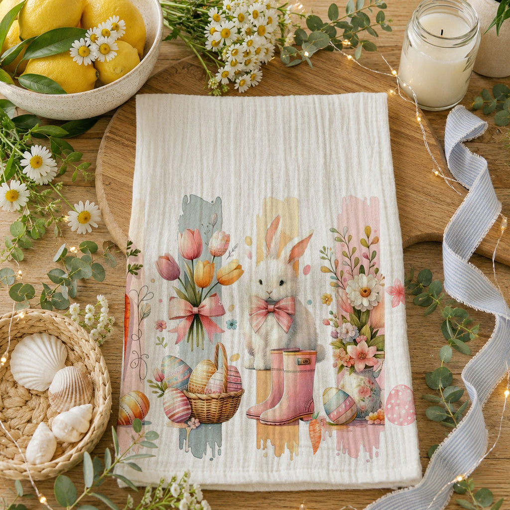 Brushstroke Spring Towel