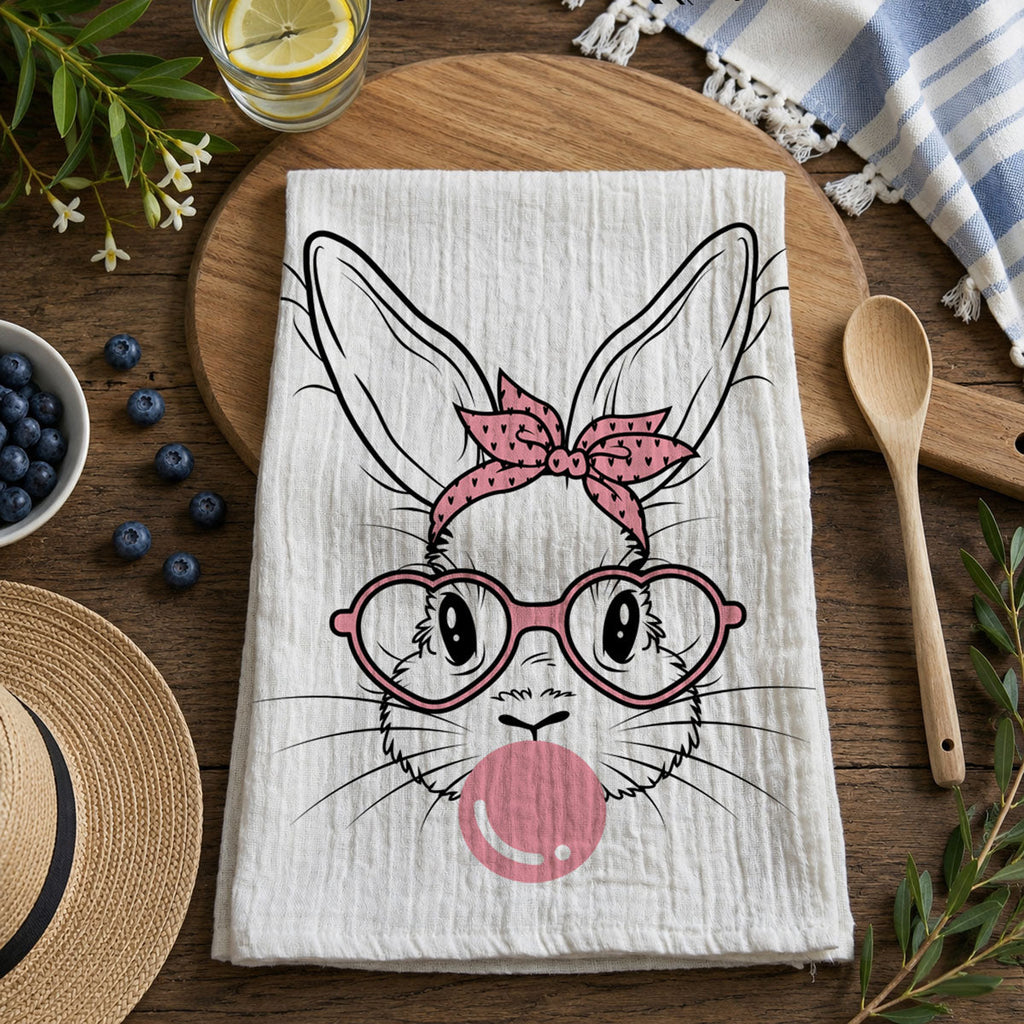 Bubblegum Bunny Towel