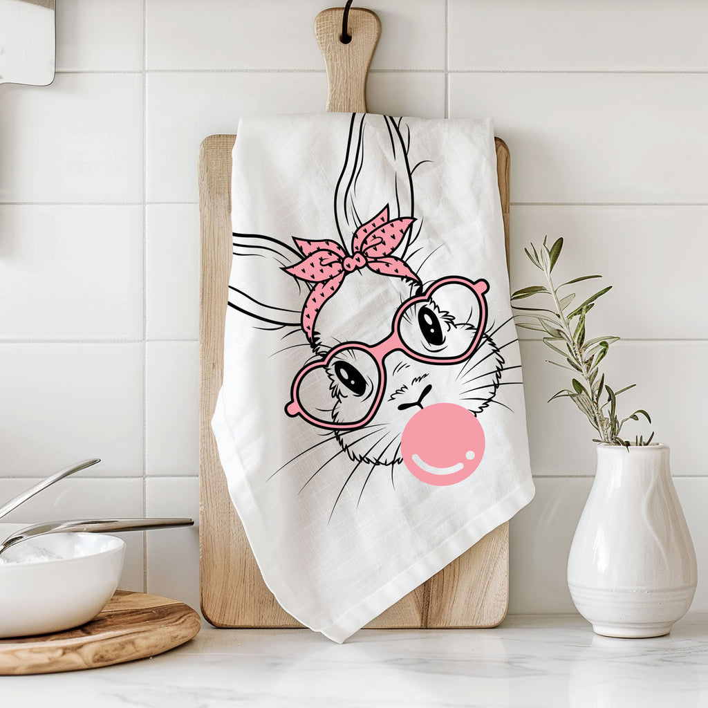 Bubblegum Bunny Towel