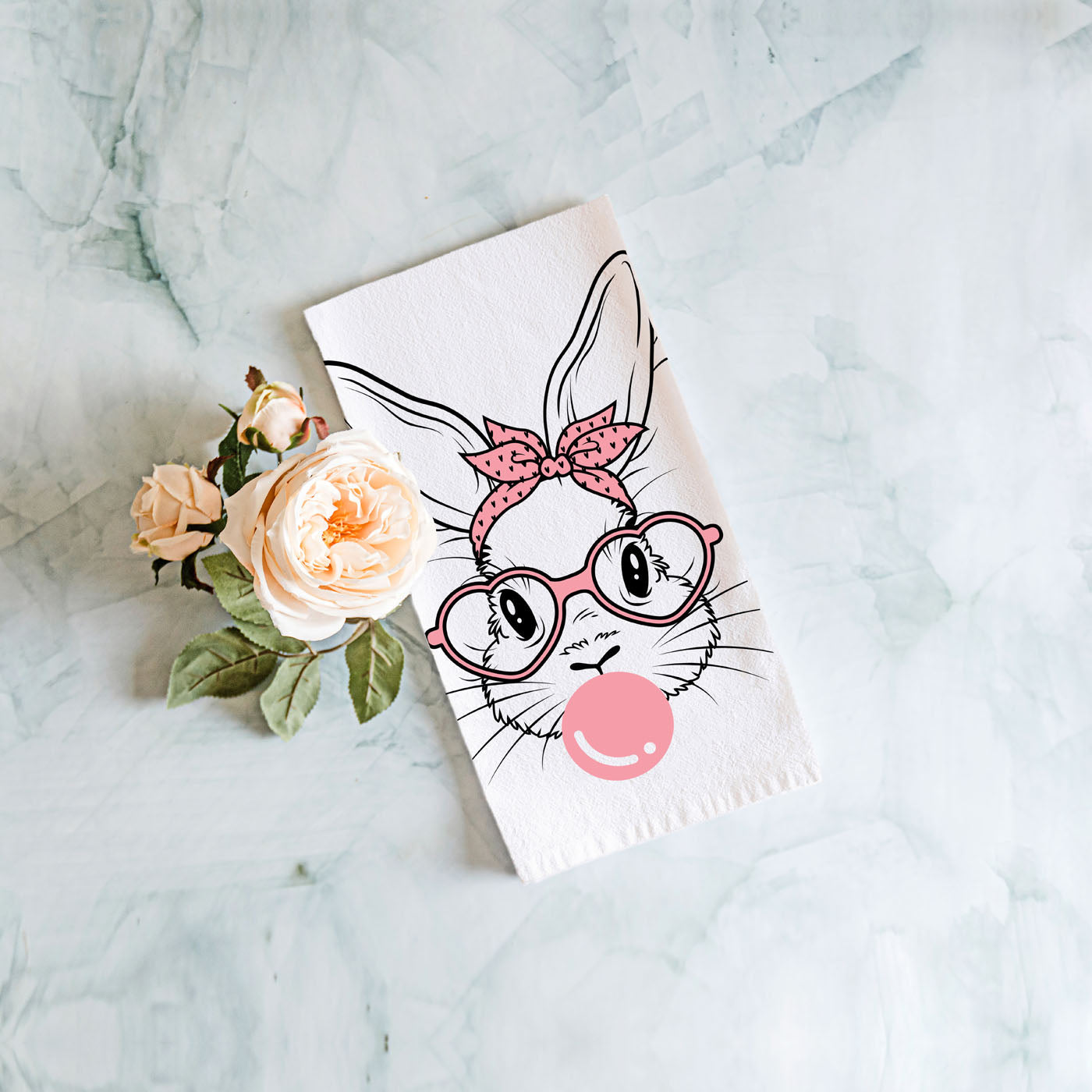 Bubblegum Bunny Towel