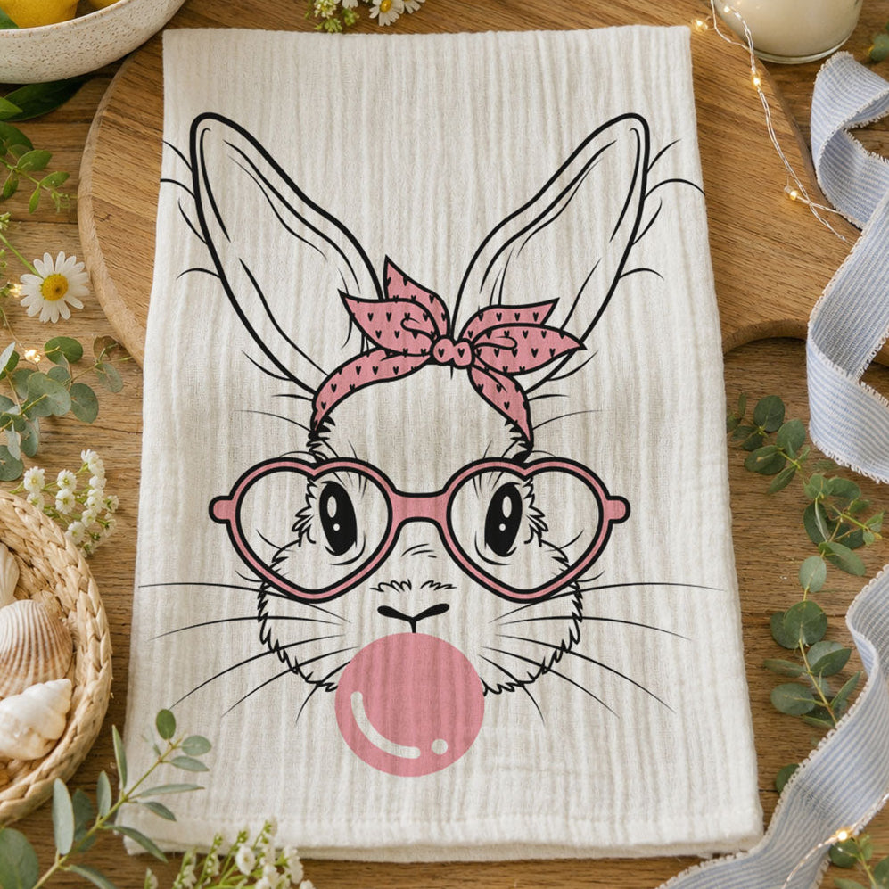 Bubblegum Bunny Towel