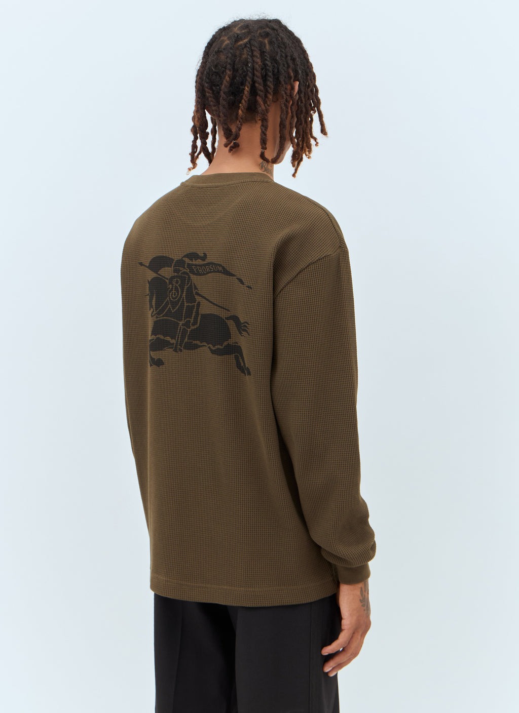 Burberry Men Ekd Waffle Knit Top