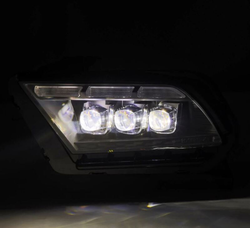AlphaRex 10-12 Ford Mustang NOVA-Series LED Projector Headlights Blk w/Activ Light & Seq.Sig /SB DRL 880489 *Discontinued