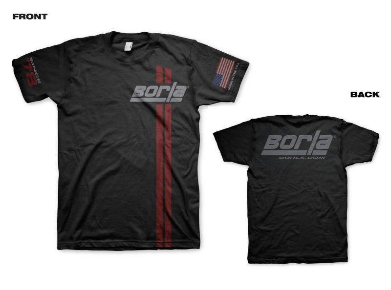 Borla Since 78 Stripe T-Shirt XL 21544