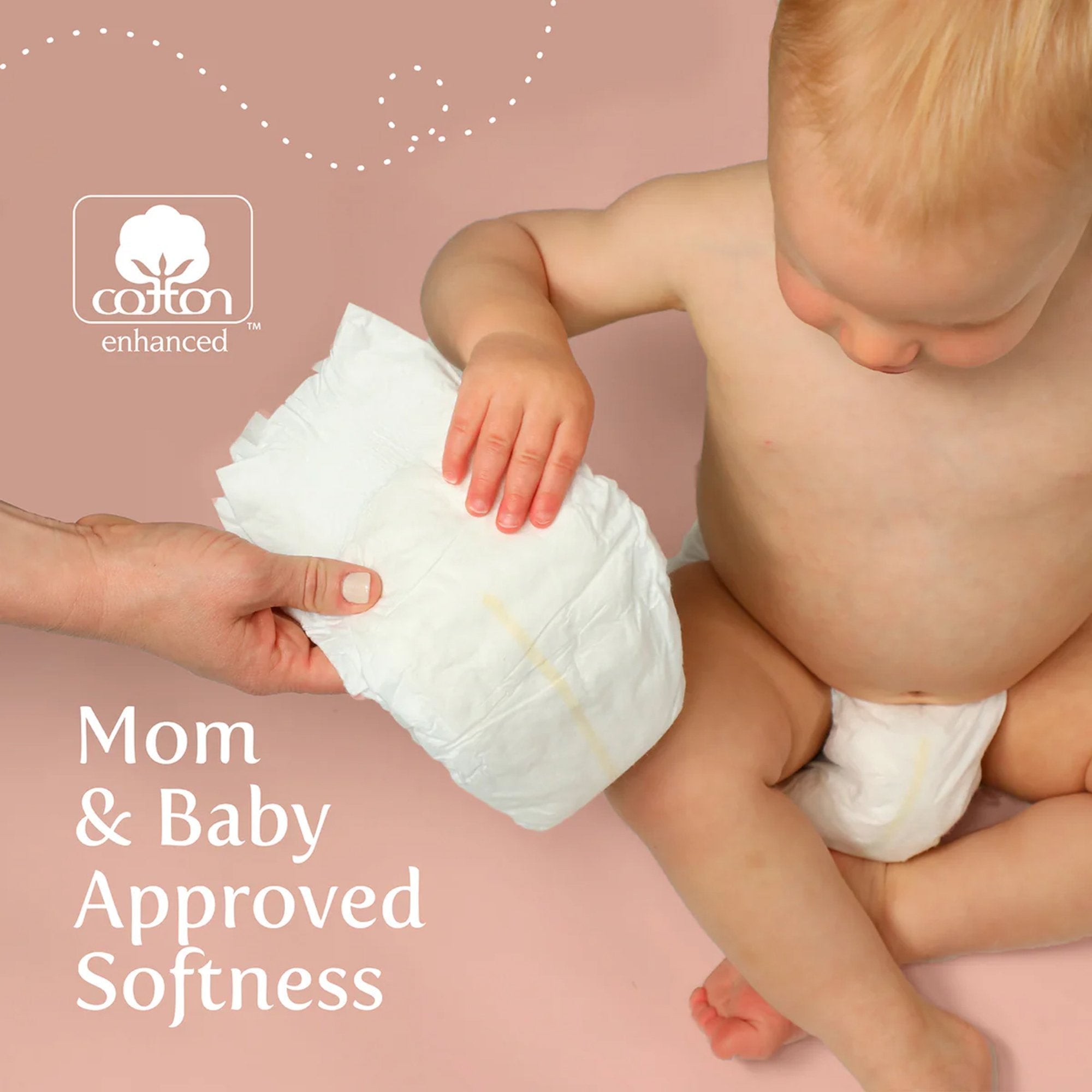 Earth & Eden Sensitive™ Baby Diapers, Size 1 for Babies Weighing 8 – 14 lbs. 10008045