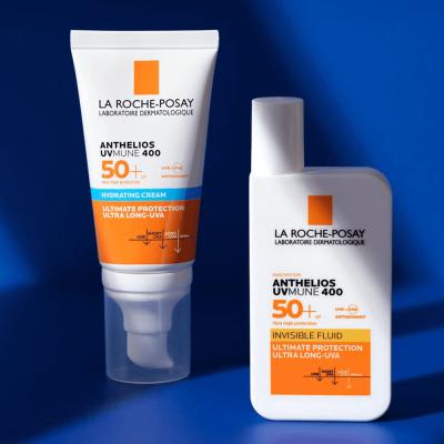 La Roche-Posay Anthelios UVMune 400 SPF50+ Sunscreen: Broad Spectrum Protection, Moisturizing, No White Cast - For Sensitive, Sun-Allergy Prone Skin, 1.69 fl oz
