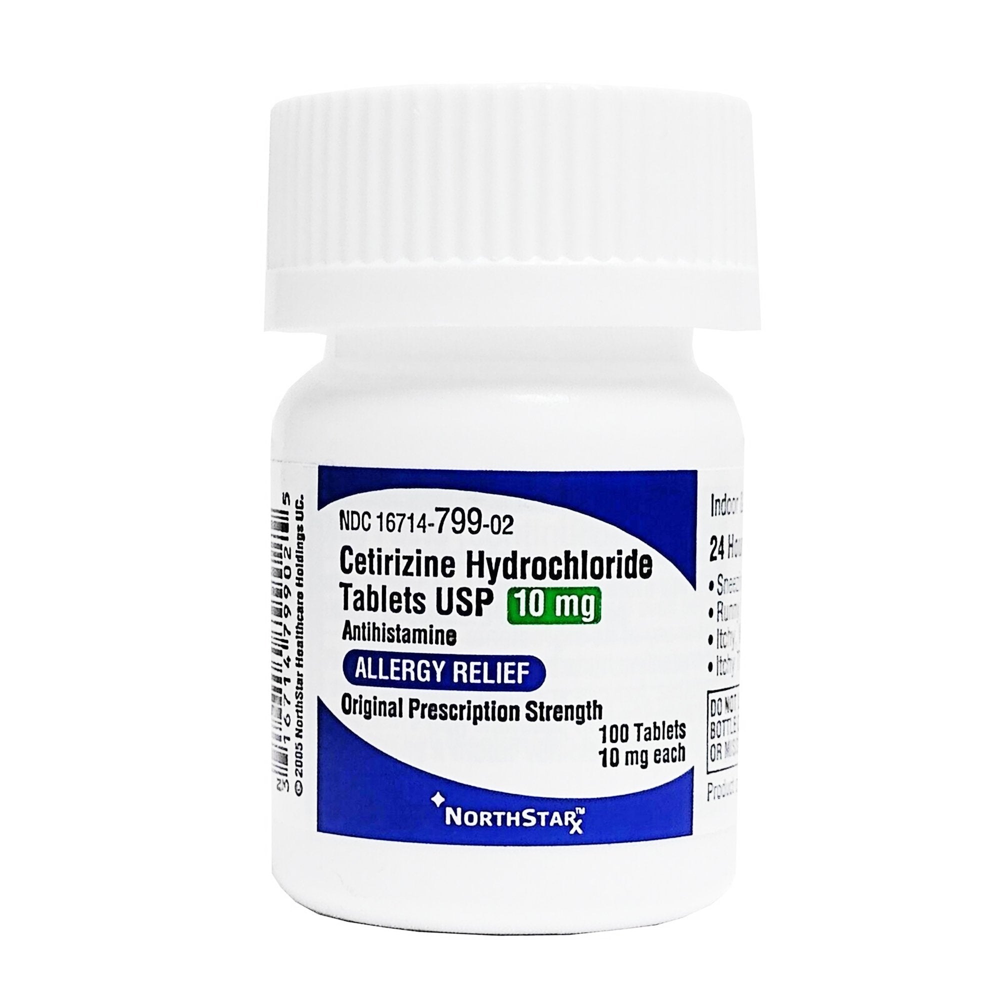 NorthStar Rx Cetirizine Antihistamine 16714079902