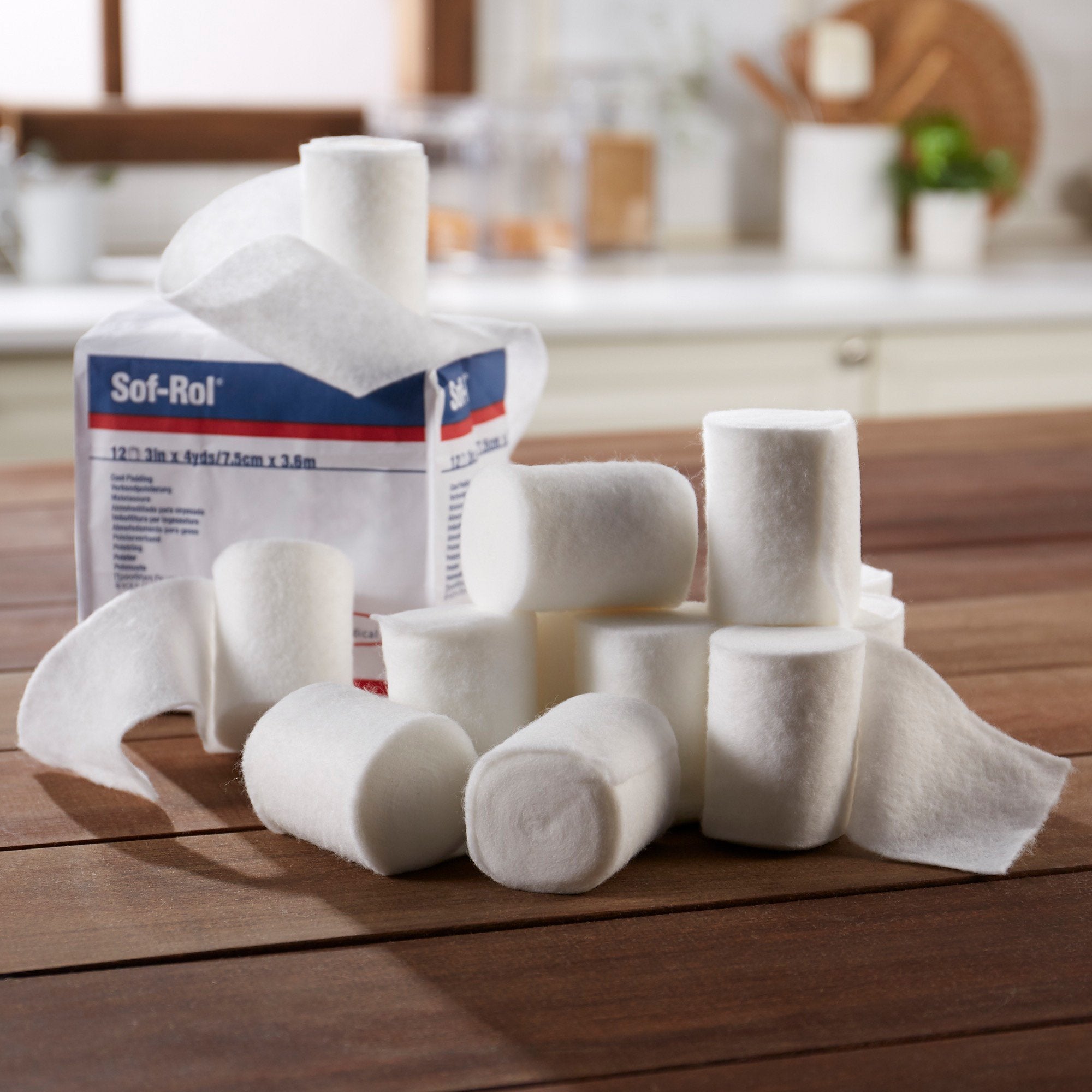 Sof-Rol® White Rayon Cast Padding, 3 Inch x 4 Yard 9033