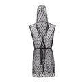 Men's Transparent Fashion Lace Mesh Bathrobe