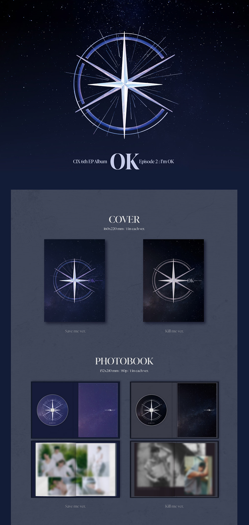 Cix 6th Ep Album - Ok Episode 2 Im Ok
