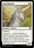 Loyal Unicorn (CMM-040) - Commander Masters Foil