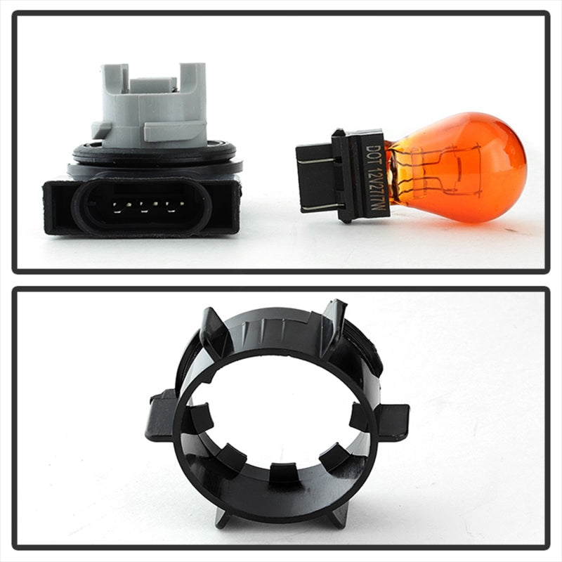 SPYDER Xtune Dodge Ram 1500 02-05 Amber Crystal Headlights Black HD-JH-DR02-AM-BK 5014313