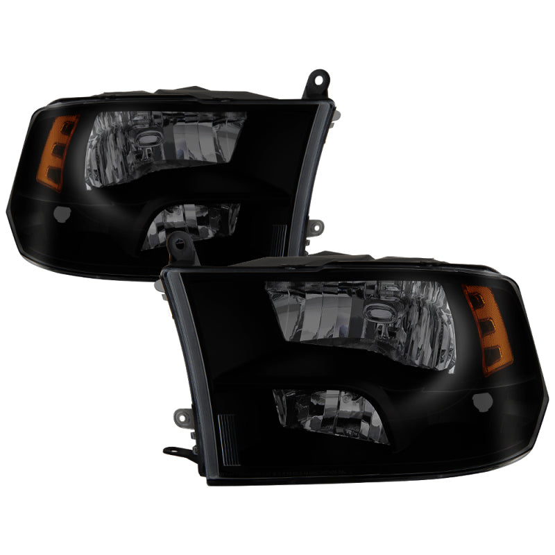 SPYDER xTune Dodge Ram 1500 09-17 (Non-LED) OEM Style Headlights - Black Smoked HD-JH-DR09-QU-BSM 9040207
