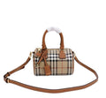 Burberry Mini Check Bowling Bag