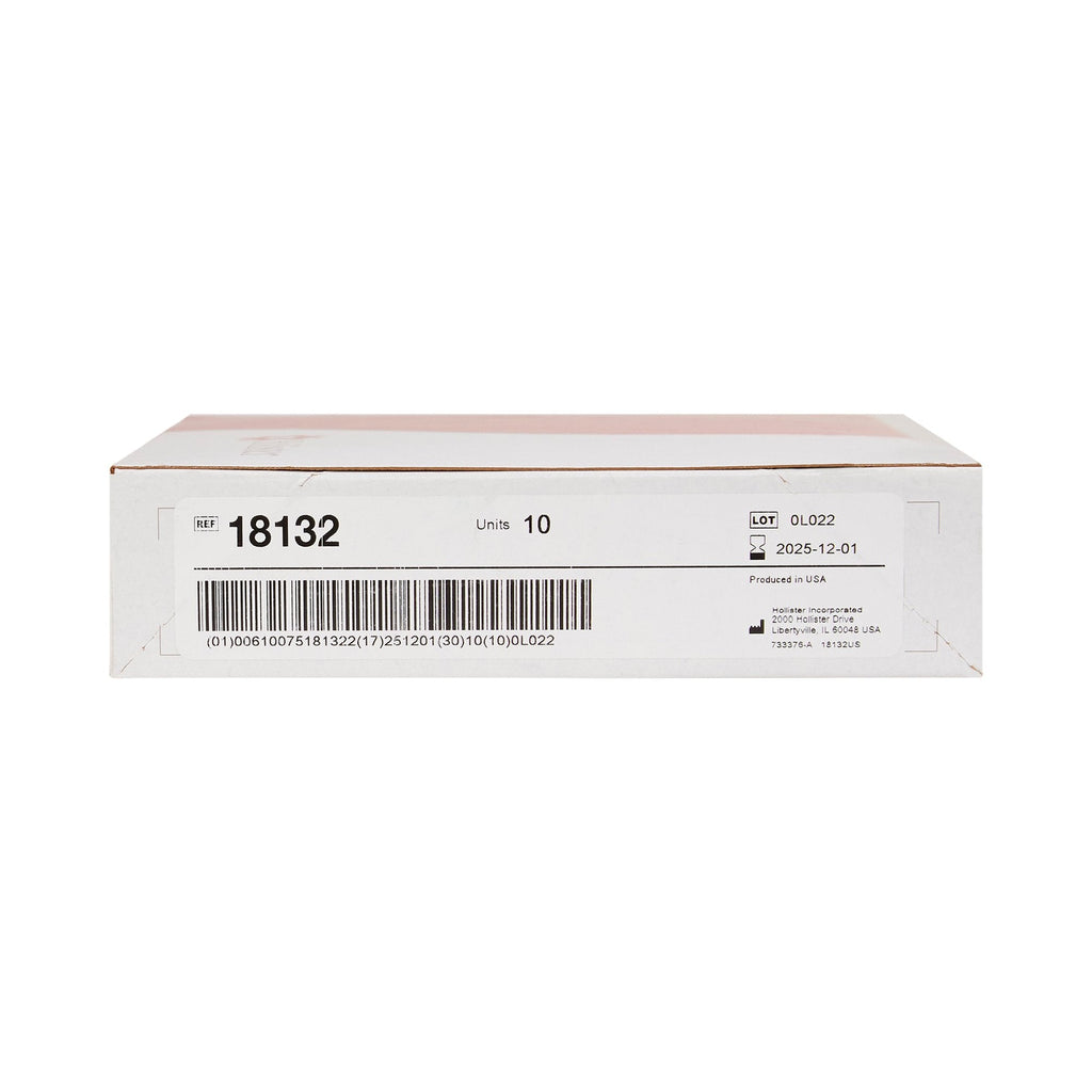 New Image™ 18132 Transparent Colostomy Pouch, Pre-cut to Fit 44 mm Stomas, Green 18132