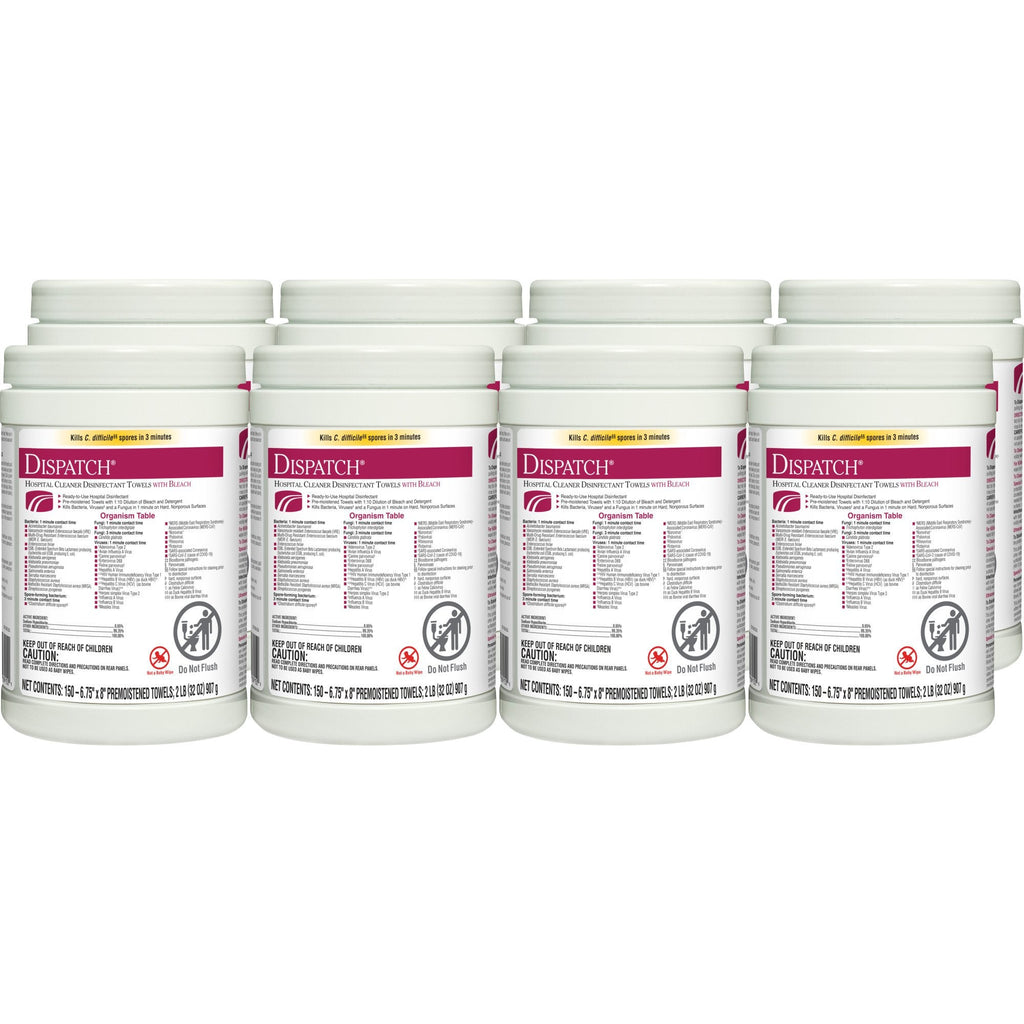 Dispatch® Surface Disinfectant Cleaner with Bleach, Canister 69150