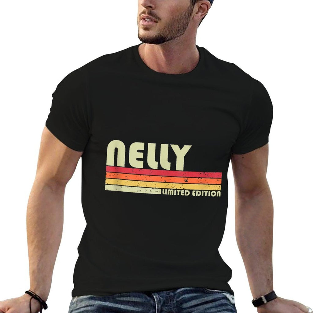 NELLY Name Personalized Retro Vintage 80s 90s Birthday Comfortable T-Shirt