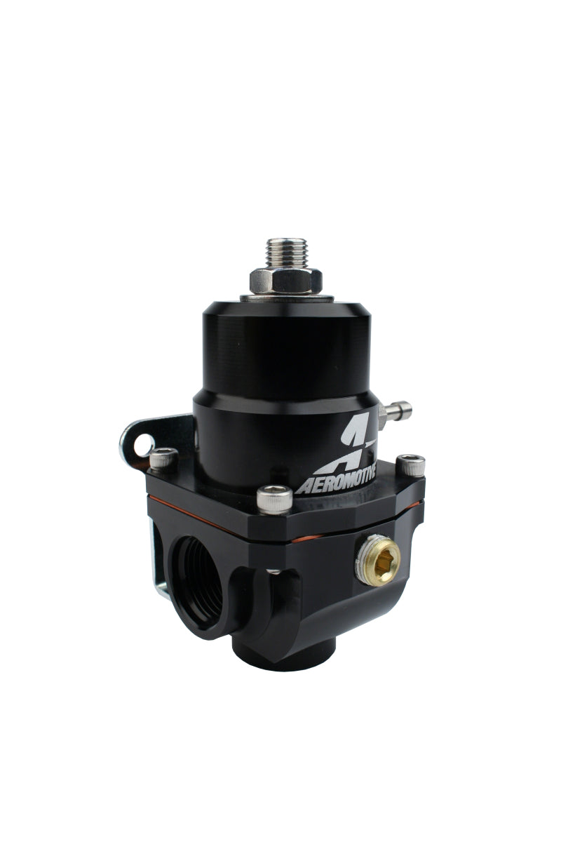 Aeromotive Regulator, X1 Adjustable, 35-75psi, .188 Valve, (2)-08Inlets, -08 Rtrn