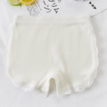 Anti-Exposure Crotch-Lined Pure Cotton Lace Summer Girls Safety Pants