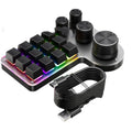 3-die 12-key 4-knob Custom Mechanical Keypad