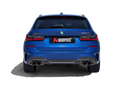 Akrapovic 20-22 BMW M340i (G20, G21) Slip-On Line (Titanium) (Req. Tips)(Will need BMW#18308686640) S-BM/T/30H