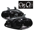 SPYDER Honda Civic 96-98 Projector Headlights LED Halo Amber Reflctr Smke PRO-YD-HC96-AM-SMC 5010926