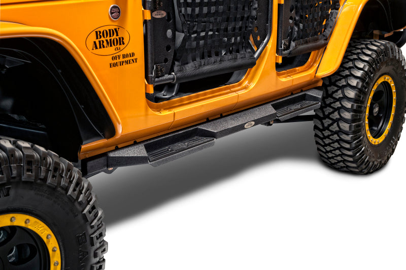 Body Armor 4x4 07-18 Jeep Wrangler JK 4 Door Rocksteps Side Steps JK-4123