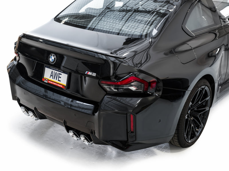 AWE Tuning 23-24 BMW G87 M2 SwitchPath Edition Exhaust - Chrome Silver Tips 3025-42487