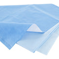 QUICK CHECK* H500 Sterilization Wrap White / Blue 30 X 30 Inch Dual Layer SMS Polypropylene Steam / EO Gas / Hydrogen Peroxide - 34165