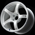 Advan TC4 16x7.0 / +35 Offset / 5x98 / 58mm Bore / Racing White Metallic and Ring YAD6E35TWMR