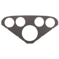 AutoMeter Faceplate For PN 2208 Optional Silver Carbon Look 2124
