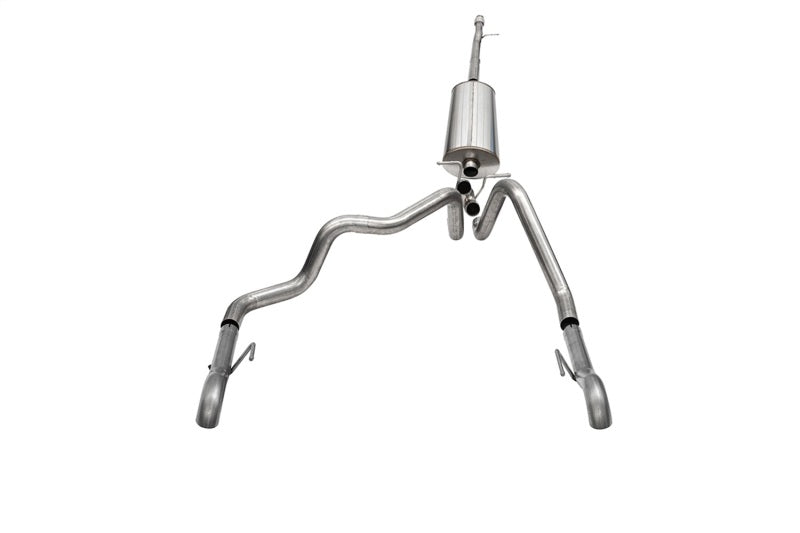 CORSA Performance Corsa 22-23 Chevrolet Silverado 1500 Cat-Back Dual Rear Exit with Turn Down Tail Pipes 21239