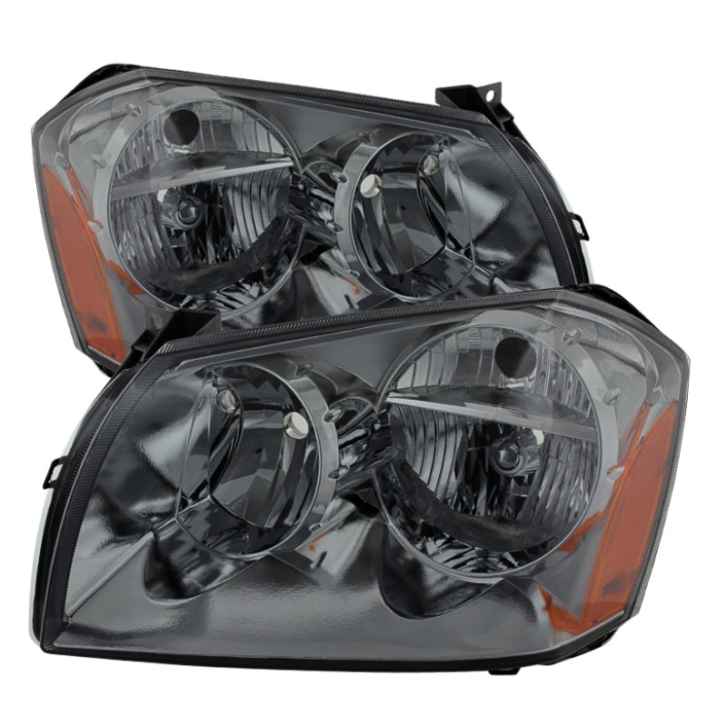 SPYDER Xtune Dodge Magnum 05-07 Crystal Headlights Smoke HD-JH-DMAG05-AM-SM 9024726