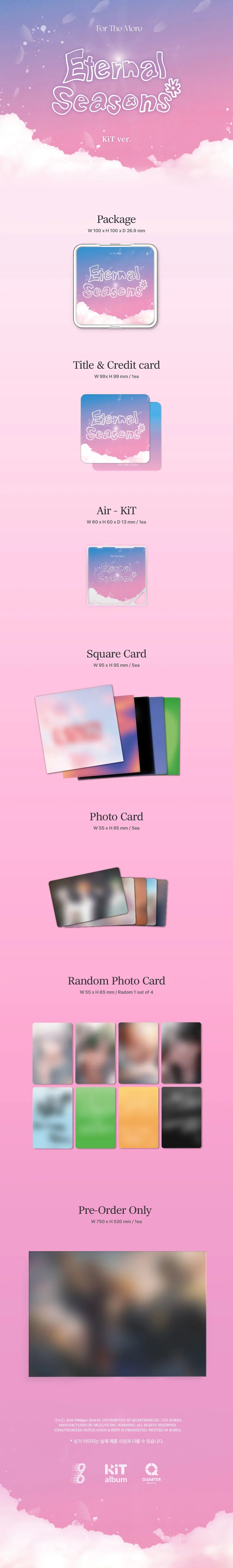 For The More 1st Ep Album - Eternal Seasons (Album Kit)