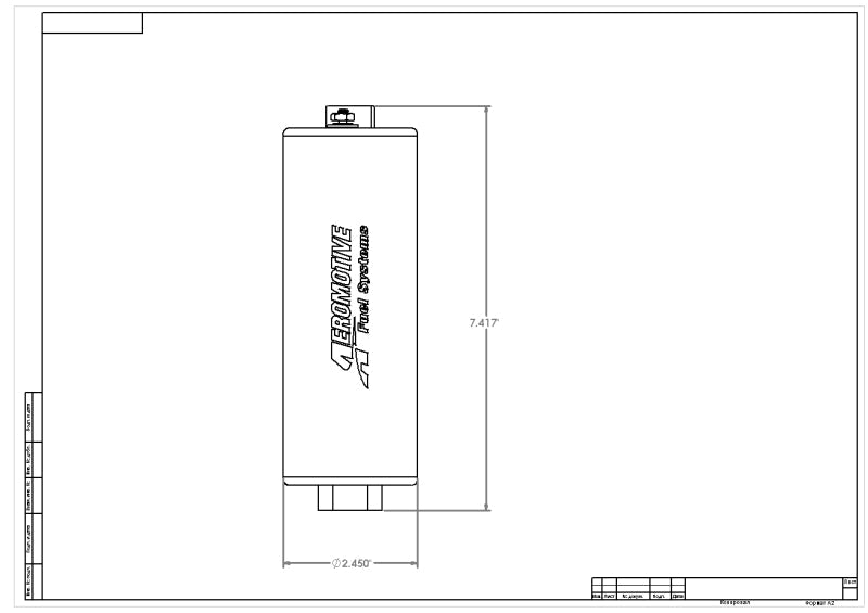 Aeromotive A750 Fuel Pump (black)