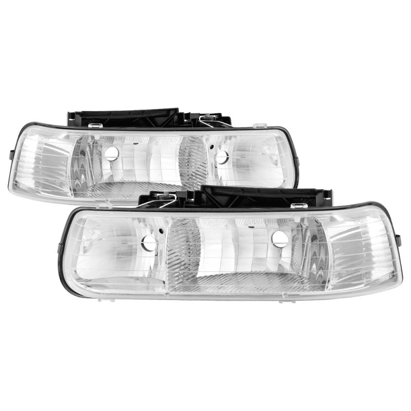 SPYDER Xtune Chevy TahOE 00-06 Amber Crystal Headlights Chrome HD-JH-CSIL99-C 5064264