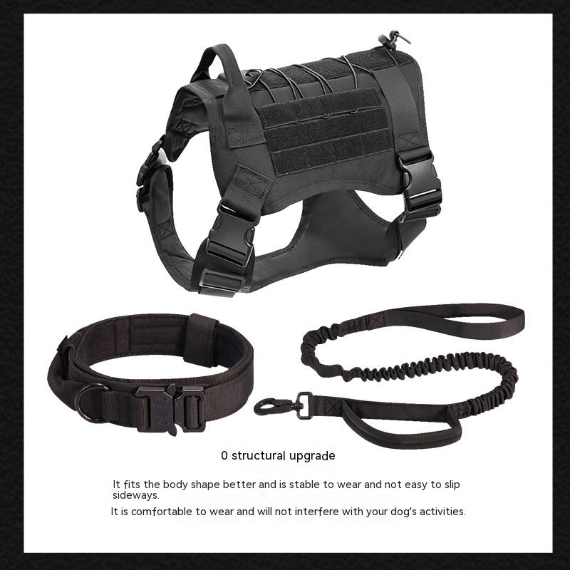 Nylon Tactical Dog Coat Quick Release Tank Top Pet