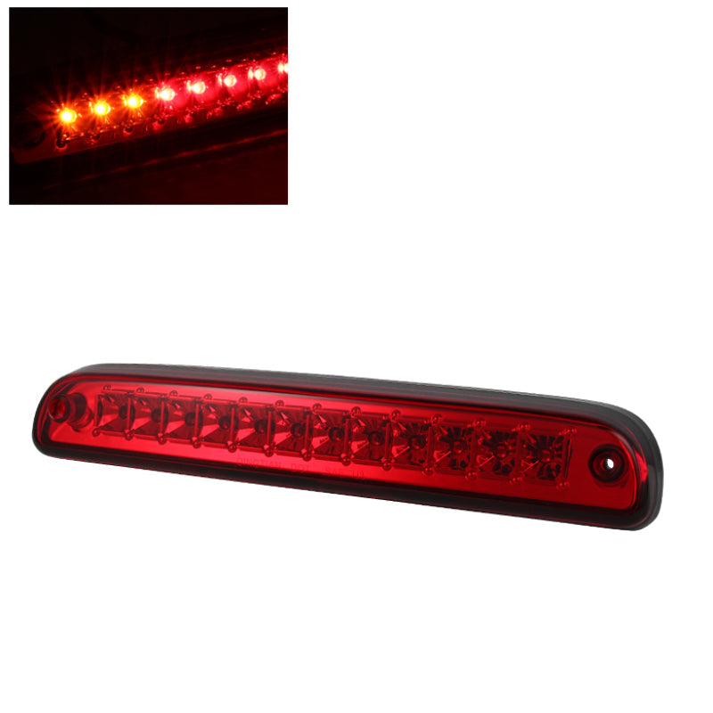 SPYDER Xtune Ford F250 F350 F450 F550 99-14 / Ranger 95-03 LED 3rd Brake Light Red BKL-FF25099-LED-G2-RD 9025679