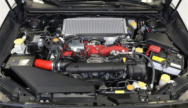 AEM Induction AEM 2018 Subaru WRX STI 2.5L H4 F/I Cold Air Intake System - Wrinkle Red 21-836WR