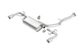 Borla 03-09 Mazda RX-8 1.3L Single Round Rolled Angle-Cut Cat-Back Exhaust 1014015