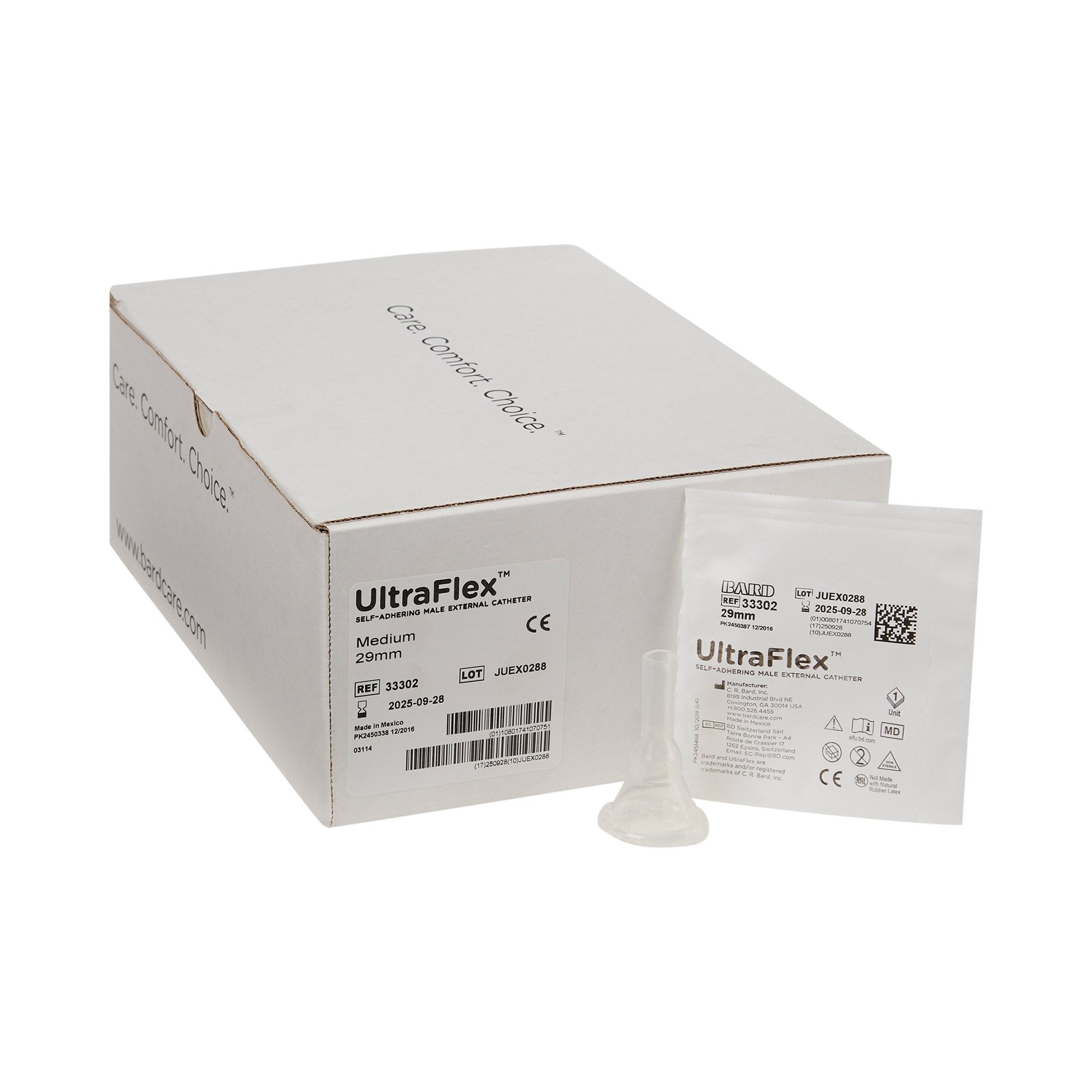 Bard UltraFlex® Male External Catheter, Medium 33302