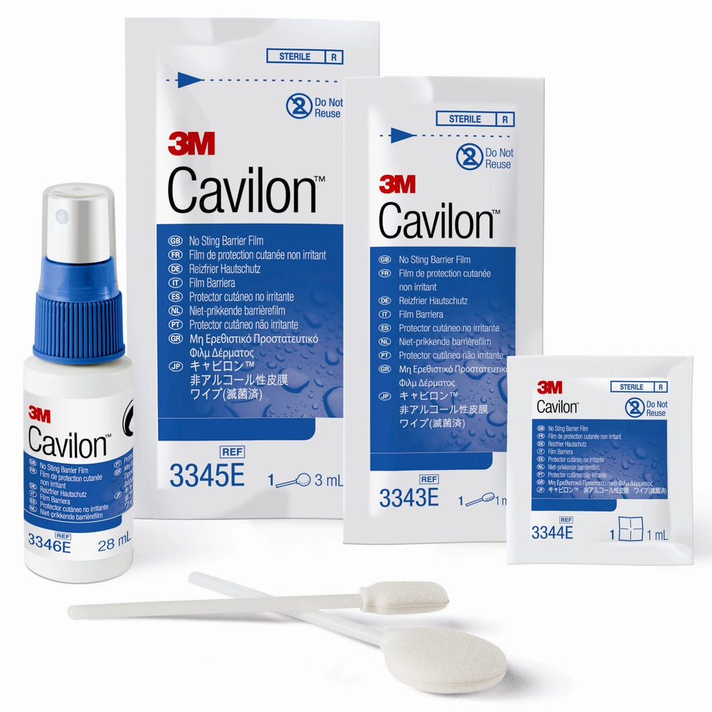 3M Cavilon Barrier Film Wipes, No Sting, Sterile 3344