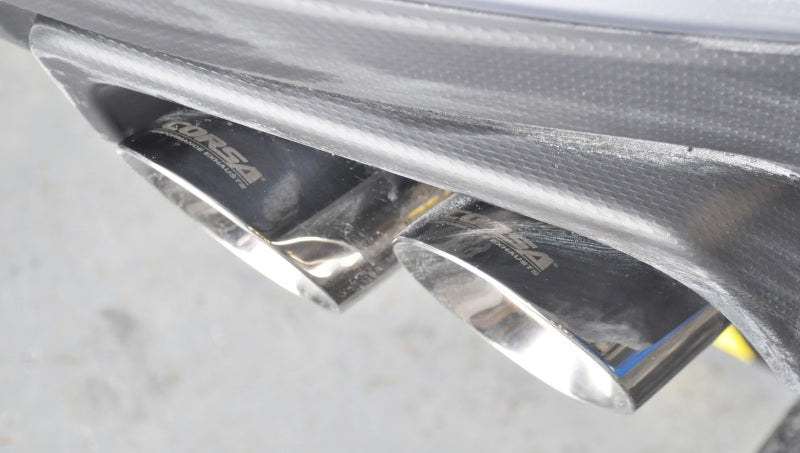 Corsa Performance Catback Exhaust System W/ Polished Tips Subaru WRX STI 2015+