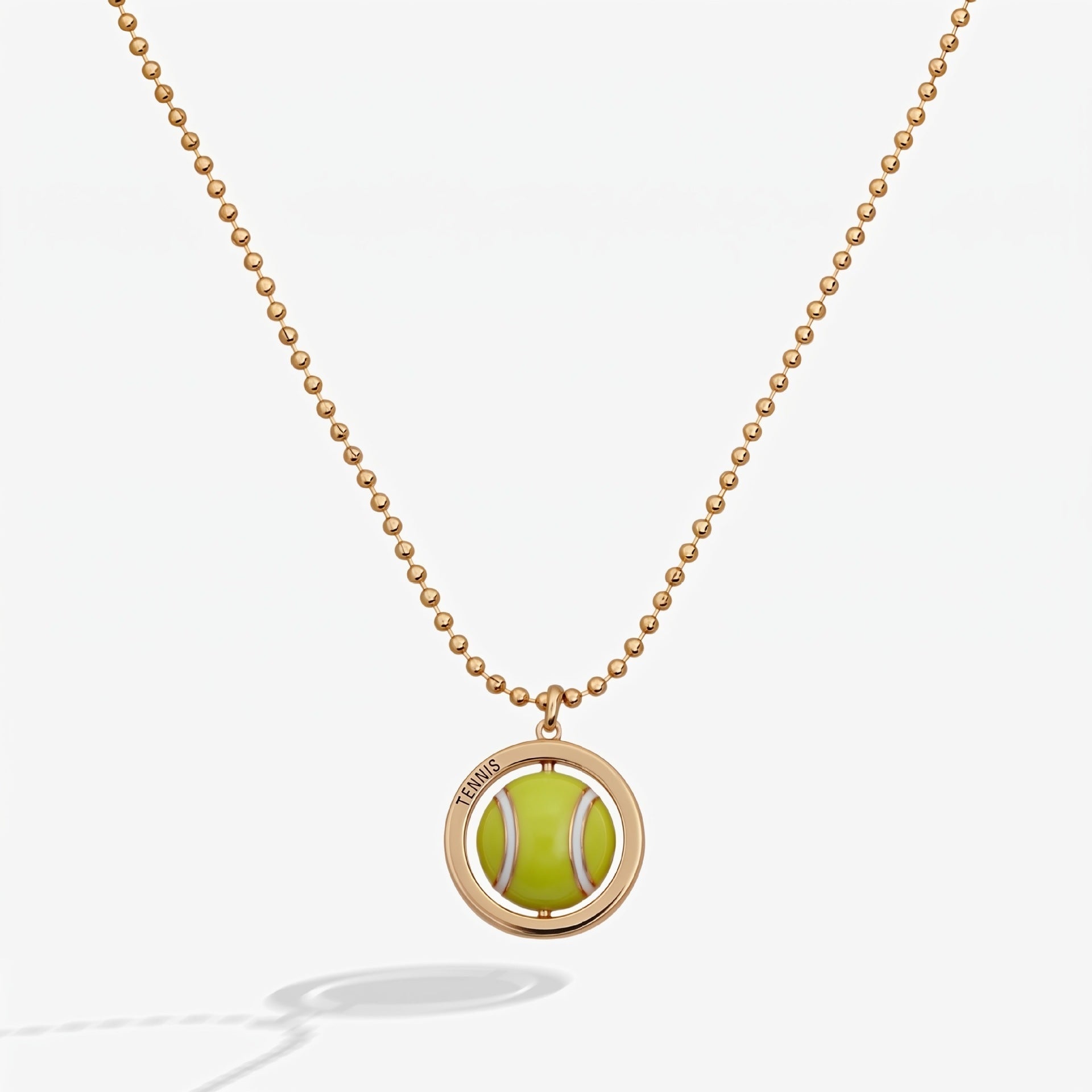 Football And Tennis Pendant Necklace For Women